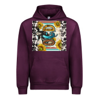 Mauve Wine ocd with cow Urban Hoodie - TumblerDesignByShophia