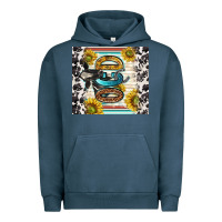 Pigment Midnight Navy ocd with cow Urban Hoodie - TumblerDesignByShophia