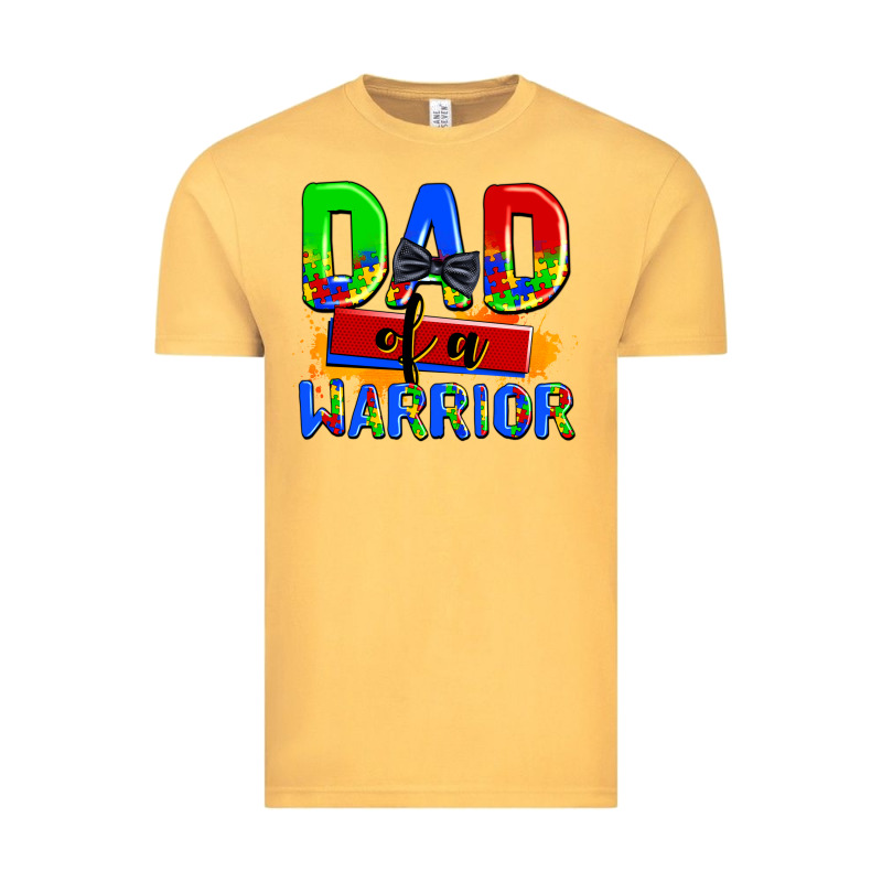 Dad Of A Warrior Vintage Tee by AdoDesignShop | Teevron