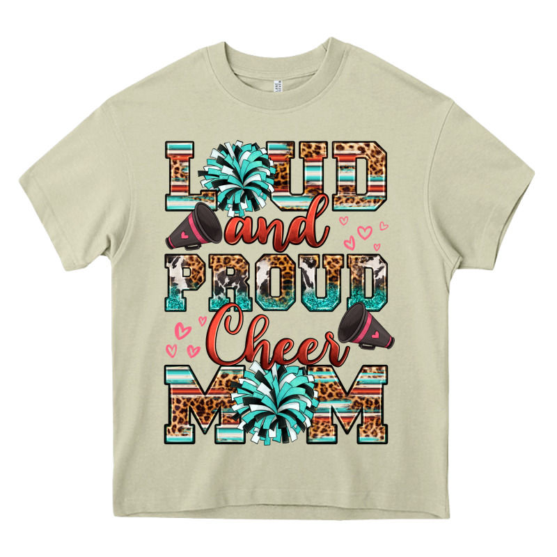 Loud And Proud Cheer Mom Heavy Core Tee by RanaPortraitStore | Teevron