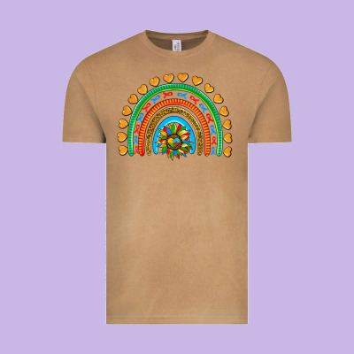Autism Heart Ribbon Rainbow Vintage Tee Designed By Adodesignshop