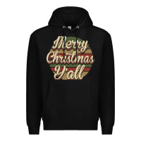 Black Merry Christmas Y'all Premium Hoodie - Bettercallsaul
