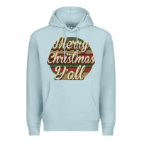 Blue Mist Merry Christmas Y'all Premium Hoodie - Bettercallsaul