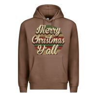 Chestnut Merry Christmas Y'all Premium Hoodie - Bettercallsaul
