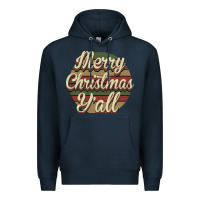 Navy Merry Christmas Y'all Premium Hoodie - Bettercallsaul