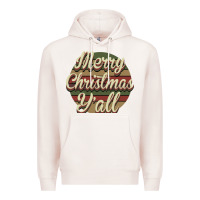 Pale Pink Merry Christmas Y'all Premium Hoodie - Bettercallsaul