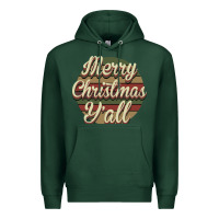 Sports Green Merry Christmas Y'all Premium Hoodie - Bettercallsaul