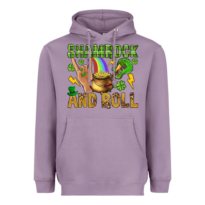 Shamrock And Roll Heavyweight Hoodie by BundleAndBundleShop | Teevron