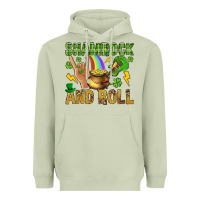 Matcha Shamrock and roll Heavyweight Hoodie - BundleAndBundleShop