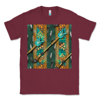 Burgundy aztec and arrow Classic Tee - BundleAndBundleShop