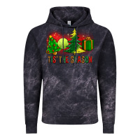 Cloud Black tis the season christmas with tennis ball and tree cookie Vintage Hoodie - FaDigitalArtStudio