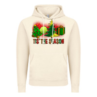 Vintage Artic tis the season christmas with tennis ball and tree cookie Vintage Hoodie - FaDigitalArtStudio