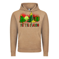 Vintage Coffee tis the season christmas with tennis ball and tree cookie Vintage Hoodie - FaDigitalArtStudio