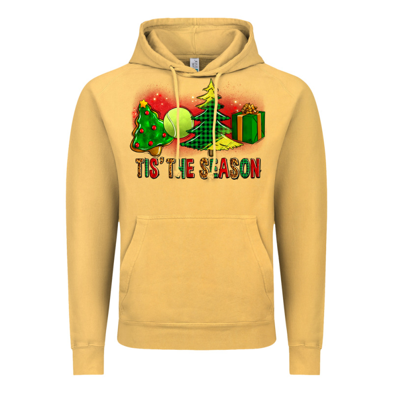 Tis The Season Christmas With Tennis Ball And Tree Cookie Vintage Hoodie by FaDigitalArtStudio | Teevron