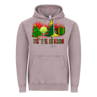 Vintage Zinc tis the season christmas with tennis ball and tree cookie Vintage Hoodie - FaDigitalArtStudio