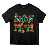 Black show mom rooster Heavy Core Tee - RanaPortraitStore