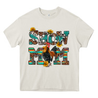 Cream show mom rooster Heavy Core Tee - RanaPortraitStore