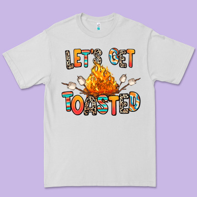 Premium Tee let's get toasted