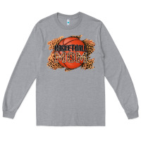 Heather Grey basketball mom Long Sleeve Tee - AdoDesignShop