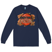 Navy basketball mom Long Sleeve Tee - AdoDesignShop