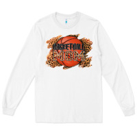 White basketball mom Long Sleeve Tee - AdoDesignShop