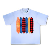Grape Ice Western Farm Life Pattern Brush Stroke Urban Heavy Tee - Bettercallsaul
