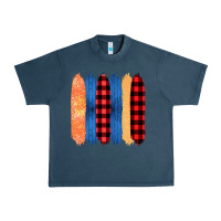 Midnight Navy Western Farm Life Pattern Brush Stroke Urban Heavy Tee - Bettercallsaul