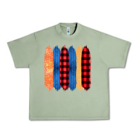 Western Farm Life Pattern Brush Stroke Urban Heavy Tee | Teevron