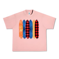 Salmon Western Farm Life Pattern Brush Stroke Urban Heavy Tee - Bettercallsaul