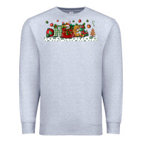Heather Grey Noel Premium Sweatshirt - BundleAndBundleShop
