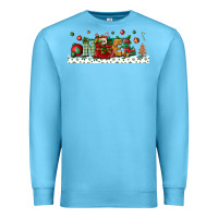 Ocean Blue Noel Premium Sweatshirt - BundleAndBundleShop