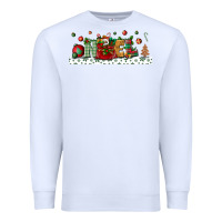 White Noel Premium Sweatshirt - BundleAndBundleShop