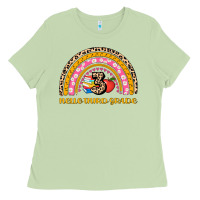 Matcha back to school rainbow hello third grade Ladies Tee - AdoDesignShop