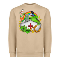 Mushroom nurse  st patricks Heavyweight Sweatshirt - AdoDesignShop