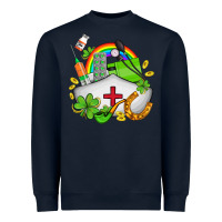 Navy nurse  st patricks Heavyweight Sweatshirt - AdoDesignShop