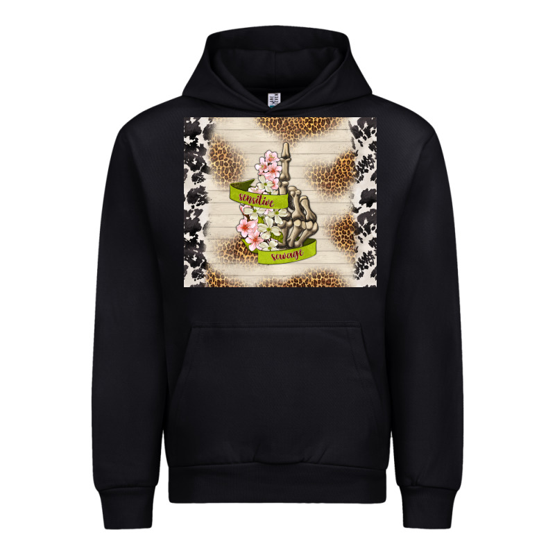 Sensitive Savage Urban Hoodie by TumblerDesignByShophia | Teevron