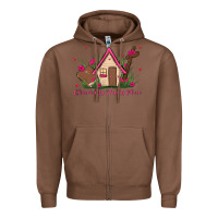Chestnut church is my happy place Zipper Hoodie - MaliasSmallBusiness