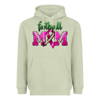 Matcha Football Mom Breast Cancer Heavyweight Hoodie - BundleAndBundleShop