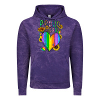 Cloud Purple proud dad love Vintage Hoodie - CowhideDigitalArt