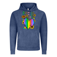 Vintage Denim proud dad love Vintage Hoodie - CowhideDigitalArt