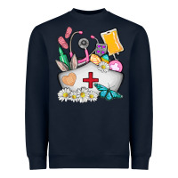 Navy nurse  easter Heavyweight Sweatshirt - AdoDesignShop