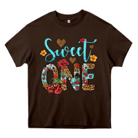 Chocolate Brown sweet one cherry Heavy Core Tee - Artiststas