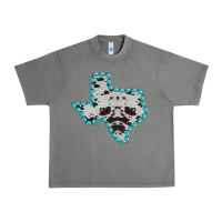 Tornado Texas Map Cowhide Turquoise Gemstone Urban Heavy Tee - Bettercallsaul