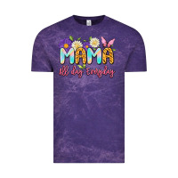 Cloud Purple mama all day everyday Vintage Tee - Artiststas