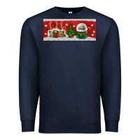 Navy noel Premium Sweatshirt - BundleAndBundleShop
