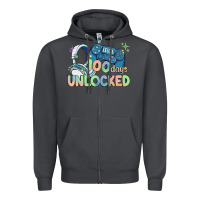 Smoke level 100 days unlocked Zipper Hoodie - MaliasSmallBusiness