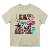 Mossy eat sleep craft repeat Heavy Core Tee - RanaPortraitStore