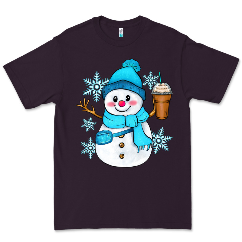 Cute Snowman Premium Tee by Zillion Design Studio | Teevron