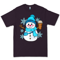 Plum cute snowman Premium Tee - Zillion Design Studio