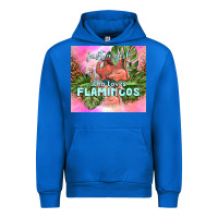 Cobalt just a girl who loves flamingo Urban Hoodie - TumblerDesignByShophia